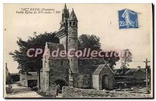 Cartes postales Envic Finistere Vieille Eglise du XV siecle