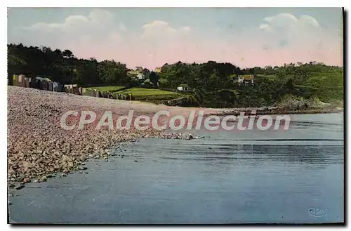 Ansichtskarte AK Plougasnou Finistere un Coin de la plage