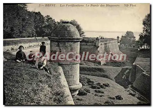 Cartes postales Brest les Fortifications la pointe des Blagueurs