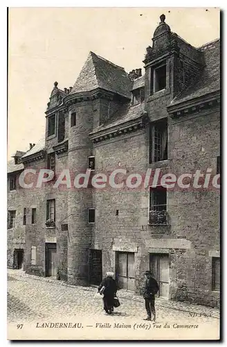 Cartes postales Landerneau Vieille maison 1667 rue du commerce