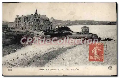 Cartes postales Roscoff Finistere villa Saint Luc