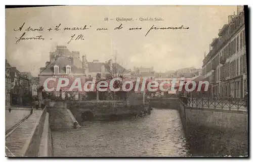 Cartes postales Quimper Quai du Steir
