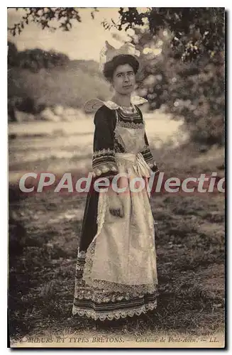 Cartes postales Mceurs et Types Bretons costume de Pont Aven