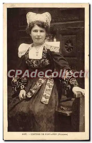 Cartes postales Costume de Pont Aven Finistere