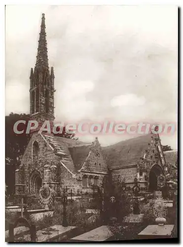 Ansichtskarte AK Saint Nic Finistere l'eglise