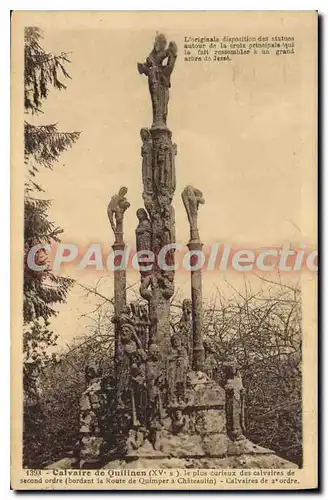 Cartes postales Calvaire de Quilinen XV S le plus curieux des Calvaires de second ordre bordant la route de Quim