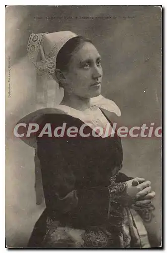 Cartes postales la pri�re fille de Tregunc environs de Pont Aven