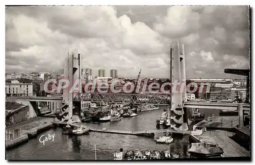 Ansichtskarte AK Brest Finistere le Pont de Recouvrance sur le Penfeld