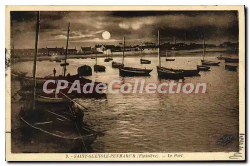 Cartes postales Saint Guenole Penmarch Finistere le port