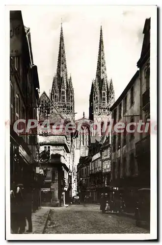 Cartes postales Quimper Le sourire de la Bretagne la Cathedrale