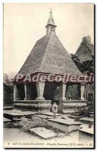 Ansichtskarte AK Saint jean du Doigt chapelle Funeraire XVI siecle