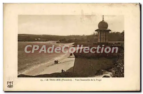 Cartes postales Le Trez Hir Finistere vue d'ensemble de la plage