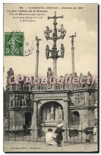 Cartes postales Plougastel daoulas Calvaire de 1602 le plus celebre de la Bretagne