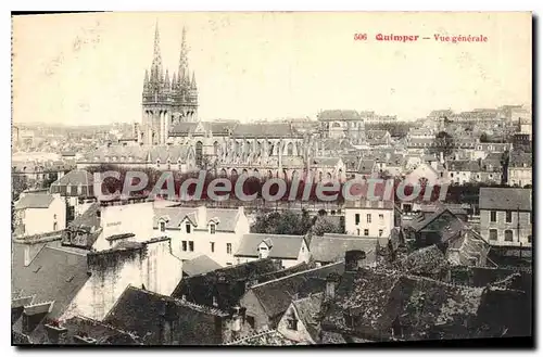 Ansichtskarte AK Quimper vue generale