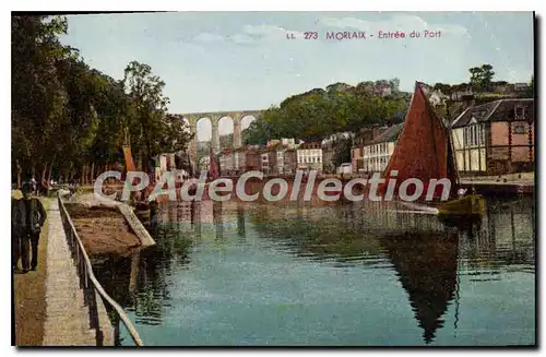 Cartes postales Morlaix entree du port