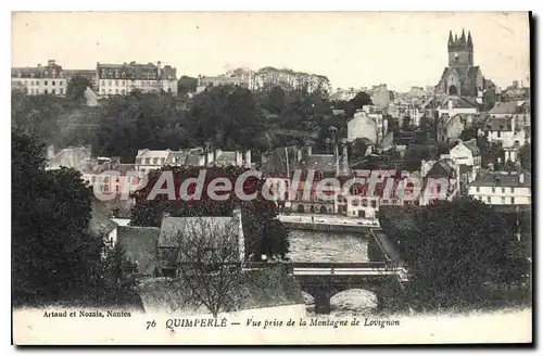 Cartes postales Quimperle vue prise de la Montagne de Lovignon