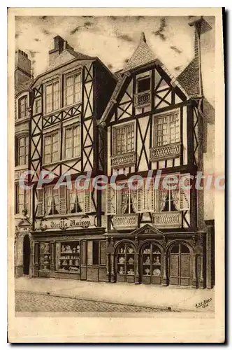 Cartes postales Morlaix maisons du XVI siecle place Thiers