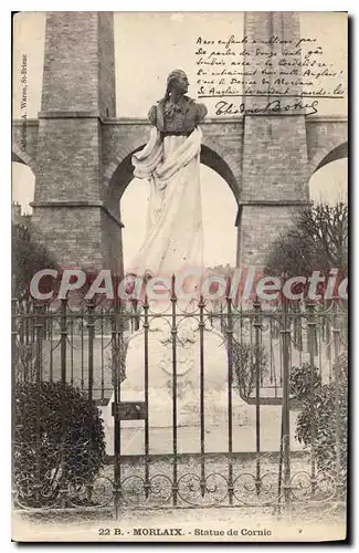 Cartes postales Morlaix statue de Cornic