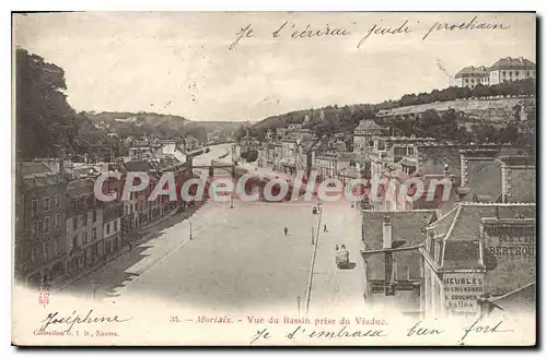 Cartes postales Morlaix vue du Bassin prise du Viaduc