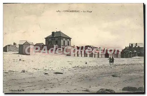 Cartes postales Concarneau la plage