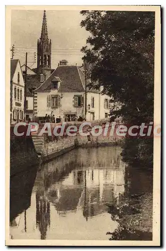 Ansichtskarte AK Bretagne Pont Aven Finistere l'Aven � travers la Ville