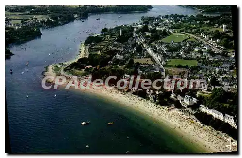 Moderne Karte Benodet Sud Finistere la grande plage et l'entree de la Riviere