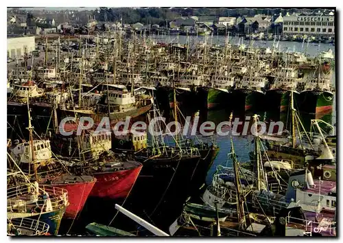 Cartes postales moderne Bateaux de peche � l'abri de la tempete dans le port de Concarneau