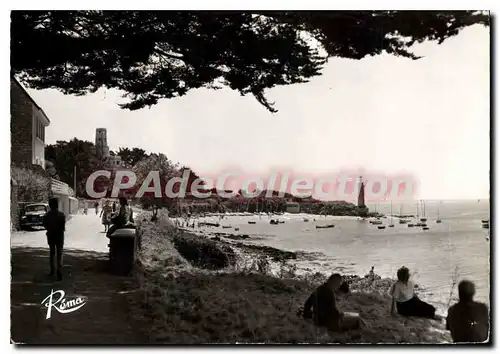 Moderne Karte Benquet Finistere la corniche et la plage du Phare