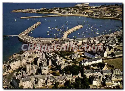 Moderne Karte Roscoff le port