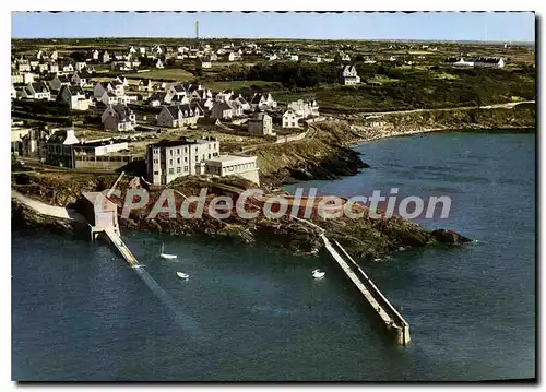 Moderne Karte Le Conquet Finistere hotel Ste Barbe et Cale du Canot de Sauvetage