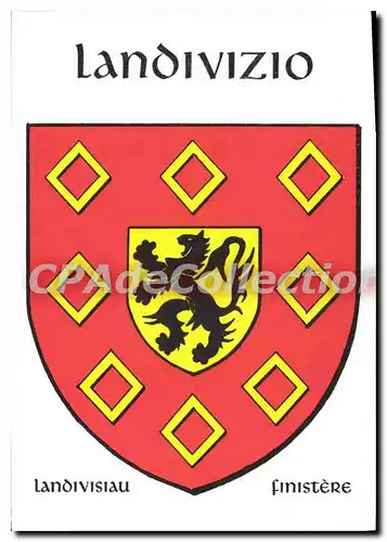 Cartes postales moderne Landivisiau Finistere limit� � 1000 exemplaires num�rot�s Pierre le Bihan