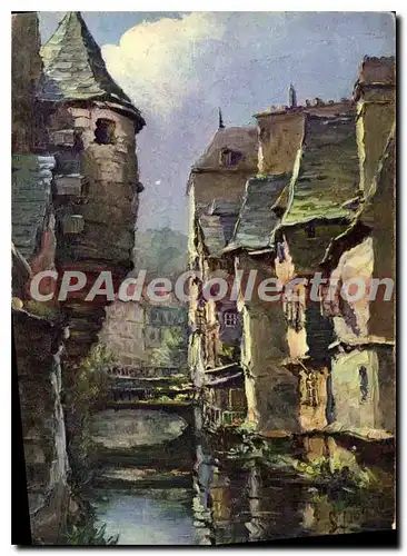 Cartes postales moderne Quimper Finistere Vieilles maisons sur le Steir