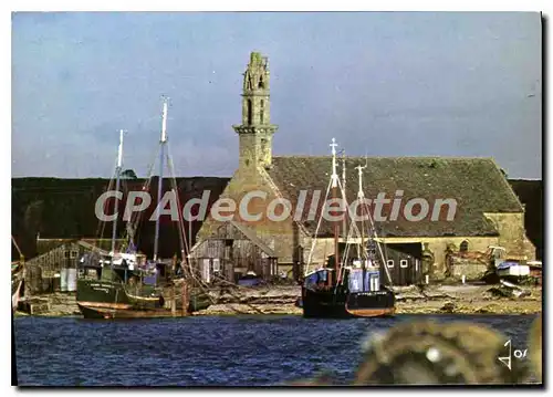 Cartes postales moderne Camaret la chapelle Notre Dame de Rocamadour dont le Clocher fut decapite le 18 Juin 1694 par u