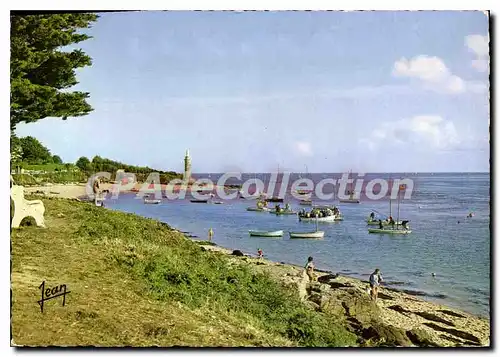 Cartes postales moderne La Bretagne Benodet Finistere la plage du Phare