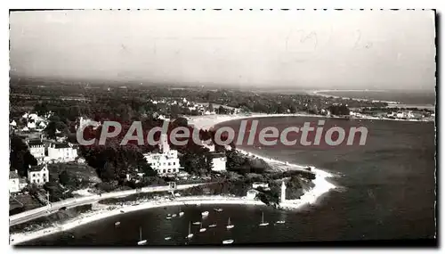 Cartes postales La France vue du Ciel Benodet Finistere plages du petit Phare et du Trez