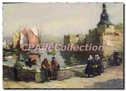 Cartes postales Concarneau Finistere la ville Close et le port