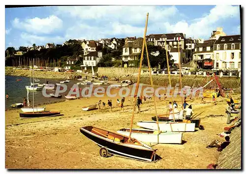 Moderne Karte Locquirec Nord Finistere la plage