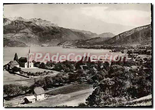 Cartes postales moderne Sevrier L'Eglise et le Lac