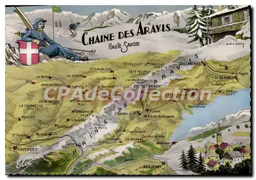 Cartes postales moderne Chaine des Aravis Hte Savoie