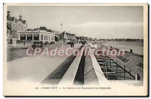 Cartes postales Pornichet Le Casino et le Boulevard des Oceanides