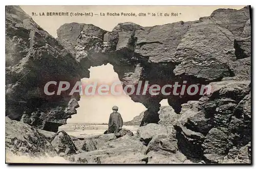 Cartes postales La Bernerie l Inf La Roche Percee dite le Lit du Roi