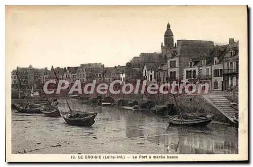 Cartes postales Le Croisic L Inf Le Port � maree basse