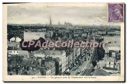 Cartes postales Nantes Vue generale prise du Transbordeur vers le Centre