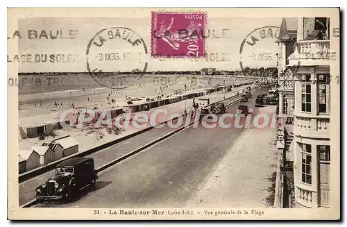 Ansichtskarte AK La Baule sur Mer L Inf Vue generale de la Plage