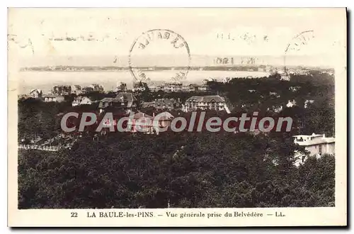 Ansichtskarte AK La Baule les Pins Vue generale prise du Belvedere