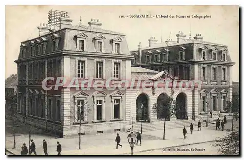 Ansichtskarte AK St Nazaire L'Hotel des Postes et Telegraphes