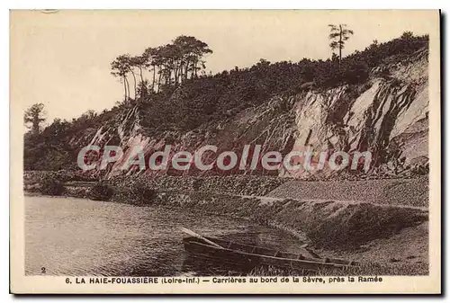 Ansichtskarte AK La Haie Fouassiere L Inf Carrieres au bord de la Sevre pres la Ramee