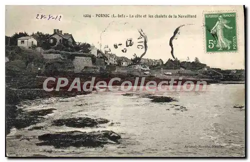 Cartes postales Pornic L Inf La cote et les chalets de la Noveillard