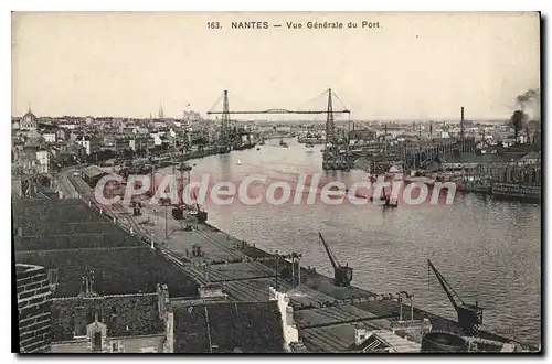 Cartes postales Nantes Vue generale du Port