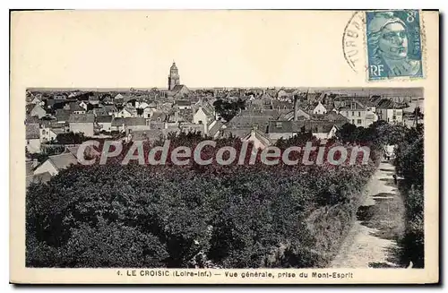 Cartes postales Le Croisic L Inf Vue generale prise du Mont-Esprit